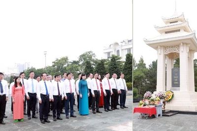 Lãnh đạo tỉnh Bắc Ninh dâng hương tưởng niệm các Anh hùng liệt sĩ tại phường Bắc Giang