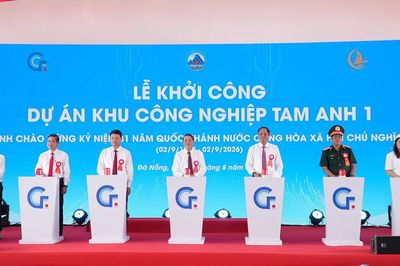 Khởi công Dự án Đầu tư xây dựng kinh doanh kết cấu hạ tầng Khu công nghiệp Tam Anh 1