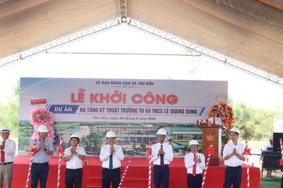 Xã Thu Bồn khởi công, khánh thành 5 dự án với tổng vốn hơn 163,8 tỷ đồng