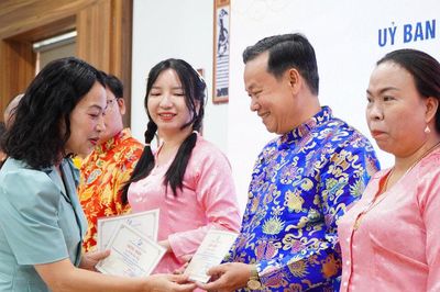 Hơn 40 học viên hoàn thành tập huấn hô hát bài chòi tại phường Thanh Khê