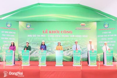 Khởi công Khu đô thị mới công viên trung tâm Đồng Xoài