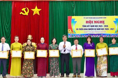 Xã Khánh Vĩnh triển khai nhiệm vụ năm học 2026 - 2027