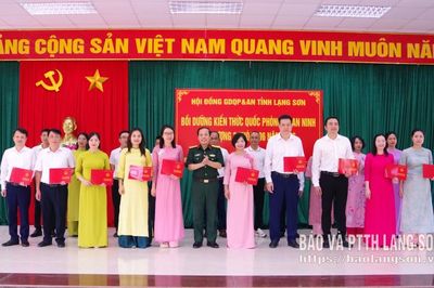 64 cán bộ được bồi dưỡng kiến thức quốc phòng - an ninh
