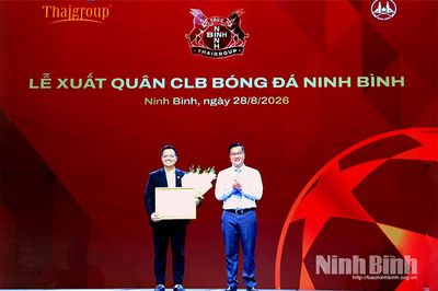 Câu lạc bộ bóng đá Ninh Bình tổ chức Lễ xuất quân mùa giải 2026-2027