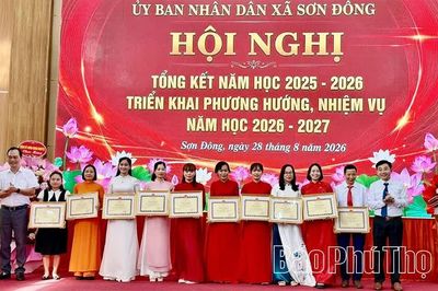 Xã Sơn Đông giảm từ 12 trường học xuống còn 3 trường sau sắp xếp các trường công lập