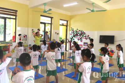 Linh hoạt, sáng tạo giáo dục bậc mầm non