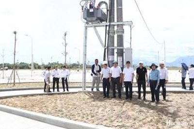 Bàn giao hạ tầng kỹ thuật khu tái định cư Phú Gia