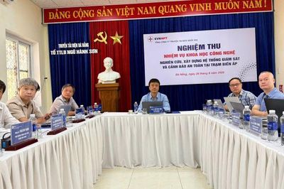 EVNNPT nghiệm thu nhiệm vụ đề tài khoa học: Nghiên cứu, xây dựng hệ thống giám sát và cảnh báo an toàn tại trạm biến áp