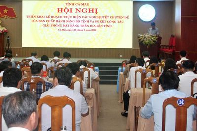Cà Mau tập trung tháo gỡ vướng mắc giải phóng mặt bằng các dự án trọng điểm