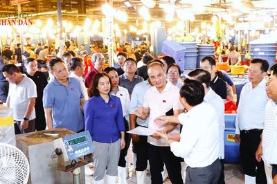 Ủy ban Khoa học, Công nghệ và Môi trường khảo sát tại chợ đầu mối Bình Điền, TP. Hồ Chí Minh