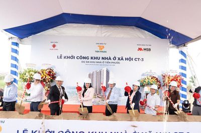 Khởi công 342 căn nhà ở xã hội thế hệ mới