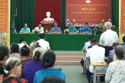 Gần dân, hiểu dân qua hoạt động "Tháng nghe dân nói"