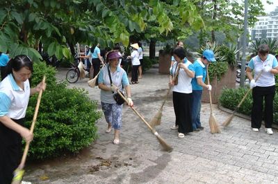 Phường Giảng Võ ra quân giữ trật tự đô thị