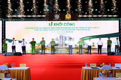 Khởi công dự án nhà ở cho lực lượng Công an nhân dân