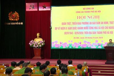 Công an Hà Nội sẵn sàng bảo đảm an ninh dịp 2/9