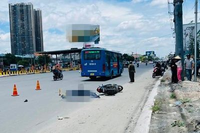 Nam thanh niên bị xe buýt cán tử vong ở TPHCM