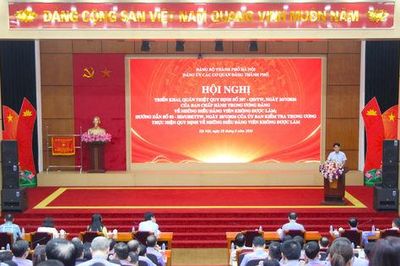 Đảng bộ các cơ quan Đảng TP Hà Nội quán triệt quy định về những điều đảng viên không được làm