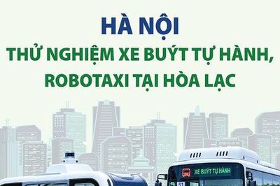 Hà Nội thử nghiệm xe buýt tự hành, robotaxi tại Hòa Lạc