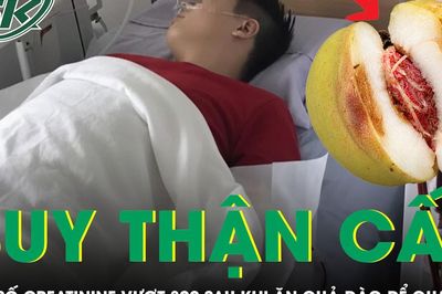 Ăn quả đào để qua đêm, người đàn ông suy thận cấp