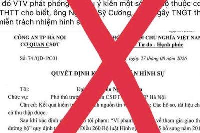 Phạt 12 triệu đồng người đăng văn bản giả mạo quyết định khởi tố của cơ quan điều tra