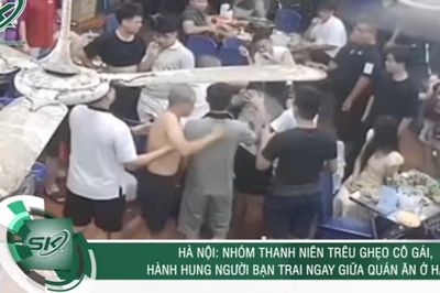 Nhóm côn đồ trêu ghẹo cô gái, hành hung bạn trai trong quán ăn khiến nhiều người phẫn nộ