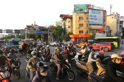 Người dân ùn ùn rời Hà Nội về quê nghỉ lễ Quốc khánh 2/9