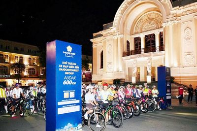 TP.HCM:Khởi động chương trình quảng bá du lịch qua Ngày hội Xe đạp Saigontourist Group vì cộng đồng