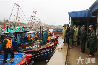 Quân khu 3 phát huy hiệu quả '4 tại chỗ' trong ứng phó bão số 4