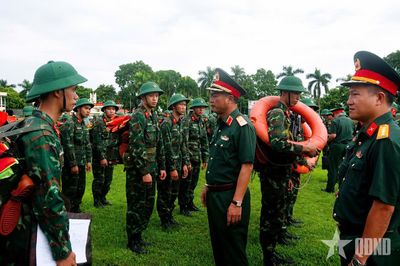 Trung đoàn 209 (Sư đoàn 312, Quân đoàn 12) chủ động lực lượng, sẵn sàng ứng phó hiệu quả với thiên tai, tìm kiếm cứu hộ, cứu nạn