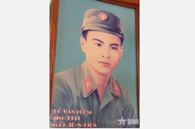 Mong được tìm thấy phần mộ liệt sĩ Đỗ Văn Bưởng