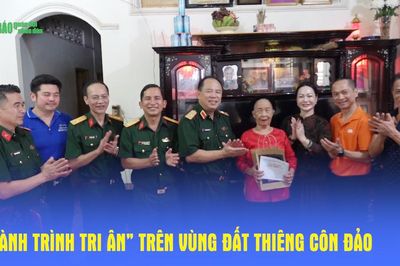 'Hành trình tri ân' trên vùng đất thiêng Côn Đảo