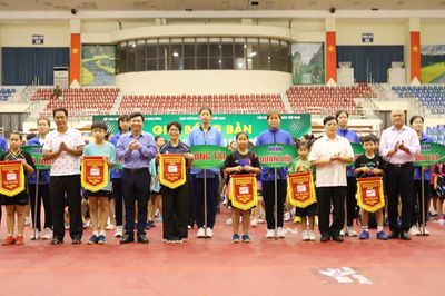 Khởi tranh Giải bóng bàn các cây vợt xuất sắc trẻ, thiếu niên, nhi đồng quốc gia năm 2026