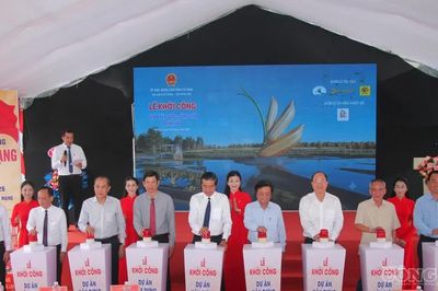 Cà Mau khởi công xây dựng Công viên Ba Hạt Lúa