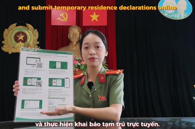 Hướng dẫn khai báo tạm trú trực tuyến cho người nước ngoài