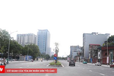 Cận cảnh đường Vành đai 1, đoạn Hoàng Cầu - Voi Phục trong dịp nghỉ lễ Quốc khánh