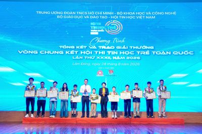 Đoàn TPHCM giành giải Nhất hội thi Tin học trẻ toàn quốc 2026