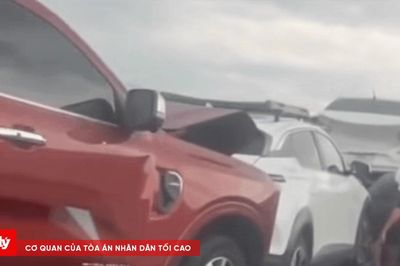 Va chạm liên hoàn trên cao tốc Phan Thiết - Dầu Giây