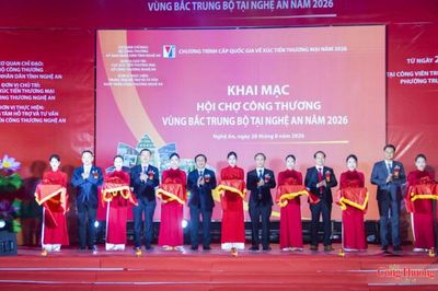 Khai mạc Hội chợ Công Thương vùng Bắc Trung Bộ tại Nghệ An năm 2026