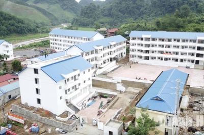 Công trình trường nội trú Bát Mọt tăng tốc chặng nước rút