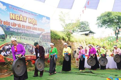 Ngày hội Tết Độc lập của cộng đồng người Mường tại xã Trà My