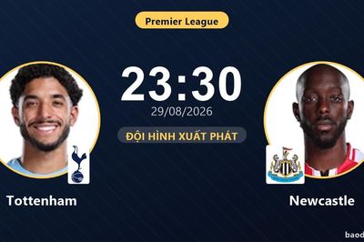 TRỰC TIẾPTrực tiếp Tottenham vs Newcastle: Tottenham lấn lướt nhưng chưa thể mở tỷ số, chưa có bàn thắng