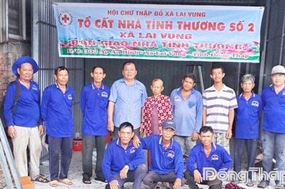 Xã Lai Vung: Bàn giao 4 căn nhà Tình thương