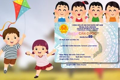 Từ ngày 1-9, cấp thẻ căn cước cho trẻ dưới 6 tuổi được thực hiện qua quy trình liên thông điện tử