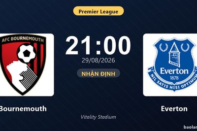 Nhận định Bournemouth vs Everton: Điểm nóng cuộc đua tốp đầu