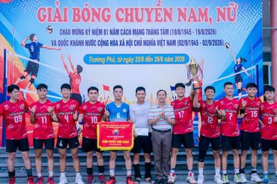 Trường Phú: Tổ chức thành công giải bóng chuyền nam-nữ lễ hội 2/9
