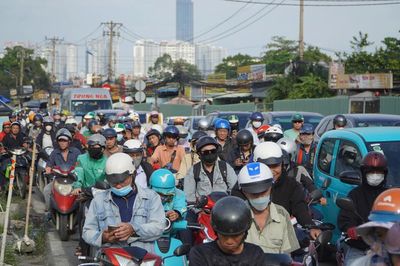 Cửa ngõ TP.HCM ùn ứ trong ngày đầu nghỉ lễ Quốc khánh