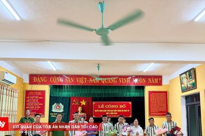 Tuyên Quang: Xét giảm thời hạn chấp hành án phạt tù cho phạm nhân đợt 02/9