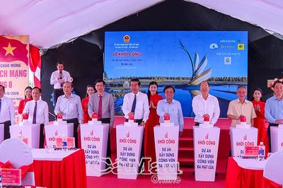 Khởi công Công viên Ba Hạt Lúa – Không gian tôn vinh văn minh lúa nước