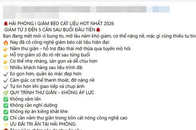 Chi chục triệu đồng để ủ nóng giảm cân, mồ hôi vã ra nhưng mỡ có giảm?