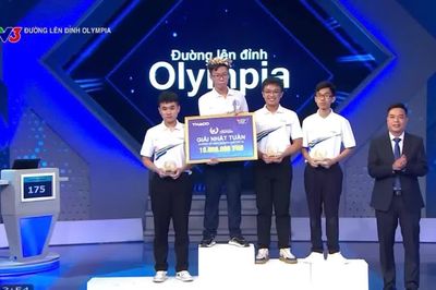 Nam sinh trường THPT Võ Minh Đức giành chiến thắng cuộc thi Tuần Olympia 26